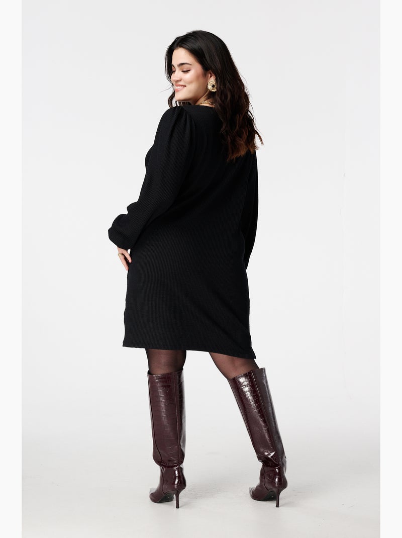 Robe Patineuse Ted Baker - Bleue à Manches Bouffantes Et Jupe évasée - Taille 0 TB / US 2 - Neuve Sans étiquettes