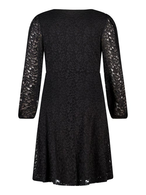 MS MODE Robe Robe en dentelle avec détail boutonné - Kiabi