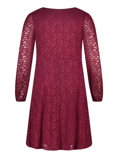 MS MODE Robe Robe en dentelle avec détail boutonné - Kiabi