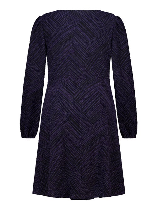 MS MODE Robe Robe en lurex avec détail bouton - Kiabi