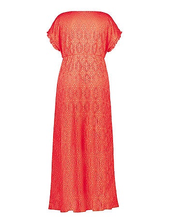 MS MODE Robe Robe longue en crochet