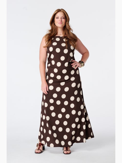 MS MODE Robe Robe maxi avec imprimé - Kiabi MS MODE Robe Robe maxi avec imprimé - Kiabi