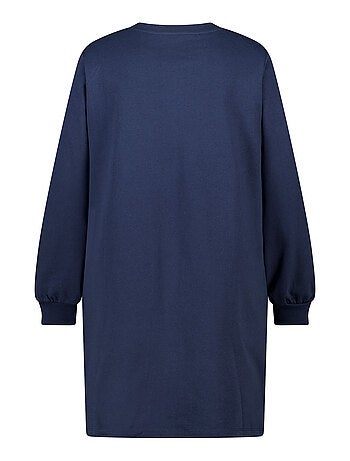 MS MODE Robe Robe sweat avec inscription