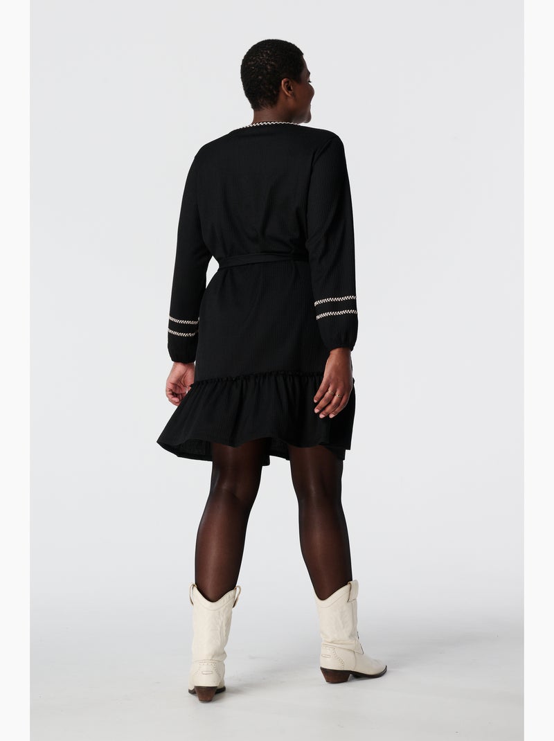Robe Bleue à Rayures LMV 'Majorca' Taille 36 - Neuve Sans étiquettes, Sans Manches, Genou