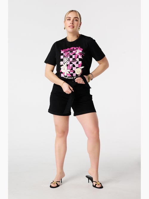 Ms mode short en denim avec ceinture - Kiabi Ms mode short en denim avec ceinture - Kiabi