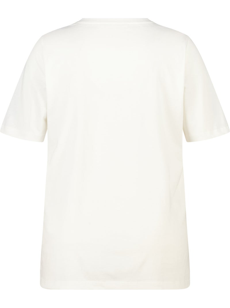 Ms mode t shirt à imprimé Blanc - Kiabi