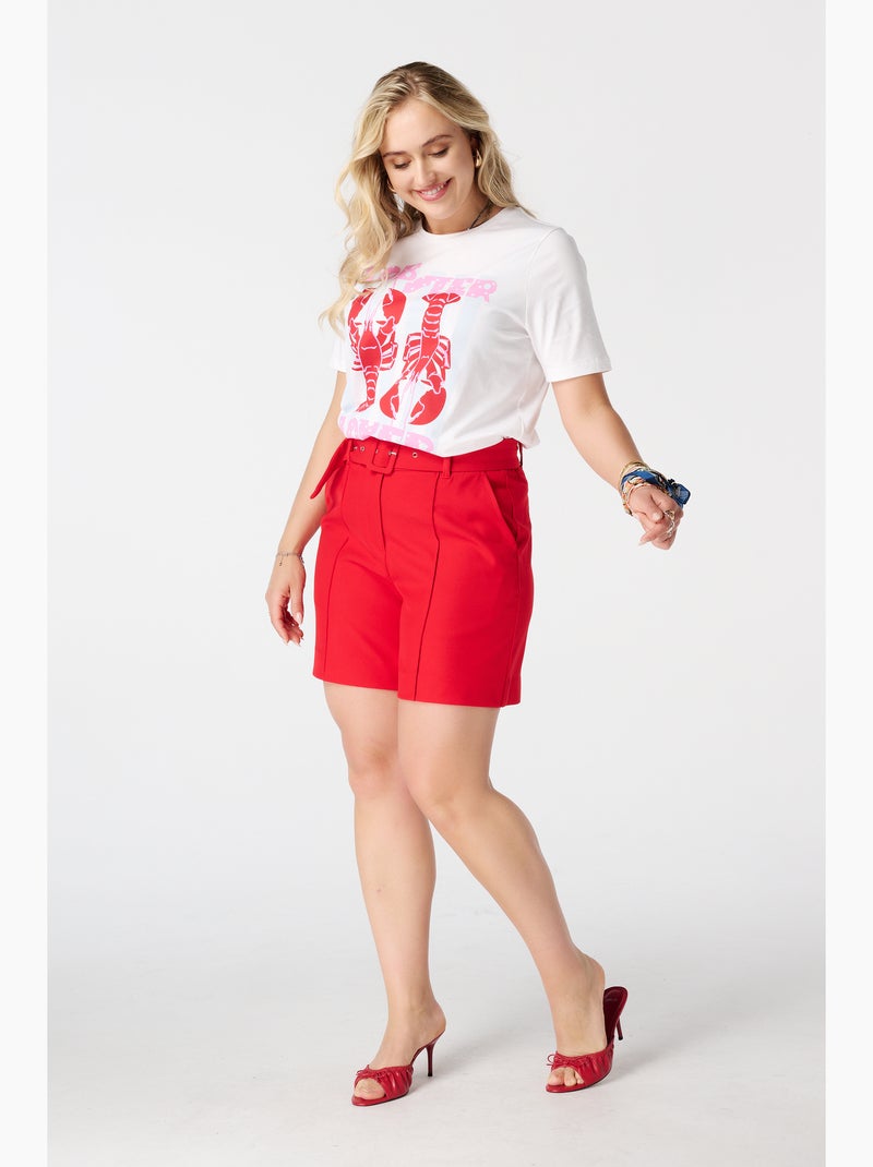 Ms mode t shirt à imprimé Blanc - Kiabi