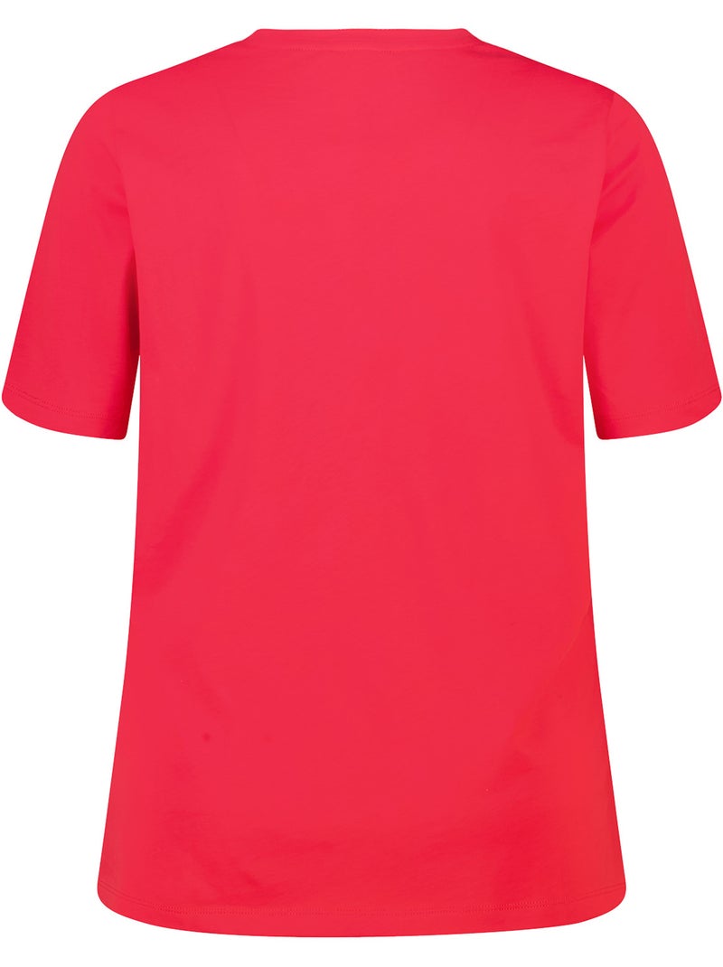 Ms mode t shirt avec imprimé Rouge - Kiabi
