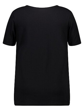 MS MODE T-shirt Lot de 2 t-shirts avec col en V