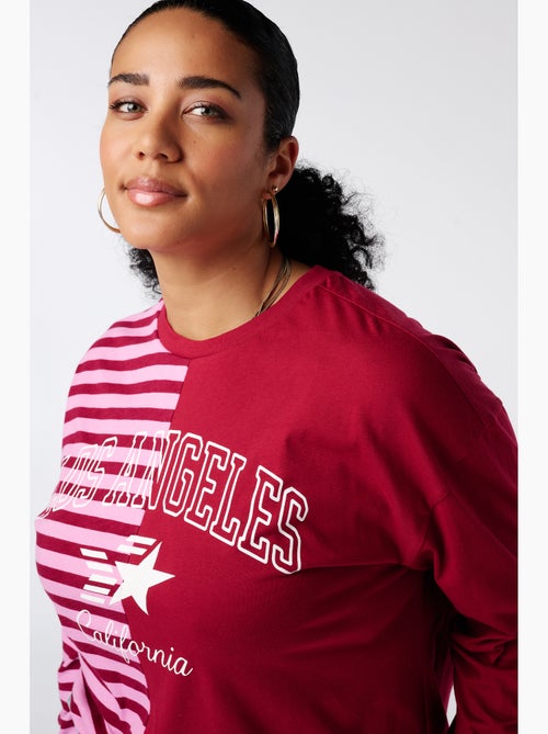 Ms mode t shirt rayé à manches longues - Kiabi Ms mode t shirt rayé à manches longues - Kiabi
