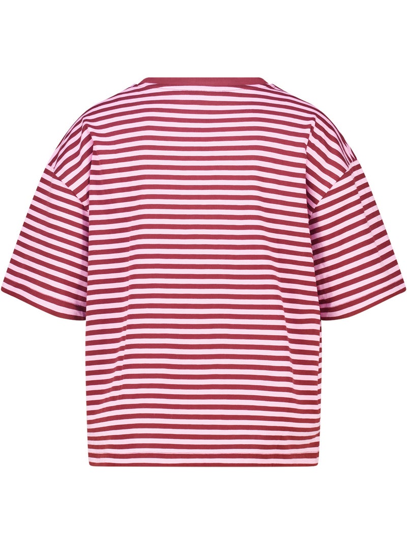 Ms mode t shirt rayé Rose/Multicolore - Kiabi