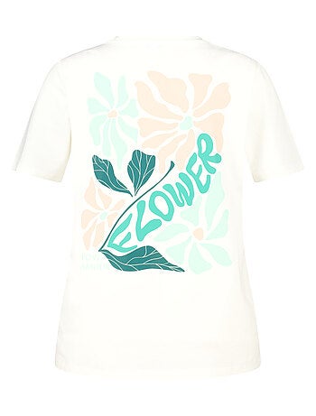 MS MODE T-shirt T-shirt à imprimé fleuri