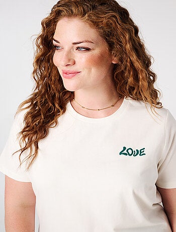 MS MODE T-shirt T-shirt à imprimé fleuri