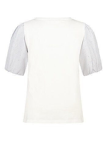 MS MODE T-shirt T-shirt à manches bouffantes