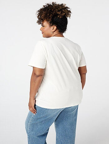 MS MODE T-shirt T-shirt avec broderie