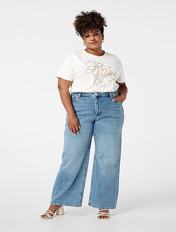 MS MODE T-shirt T-shirt avec broderie
