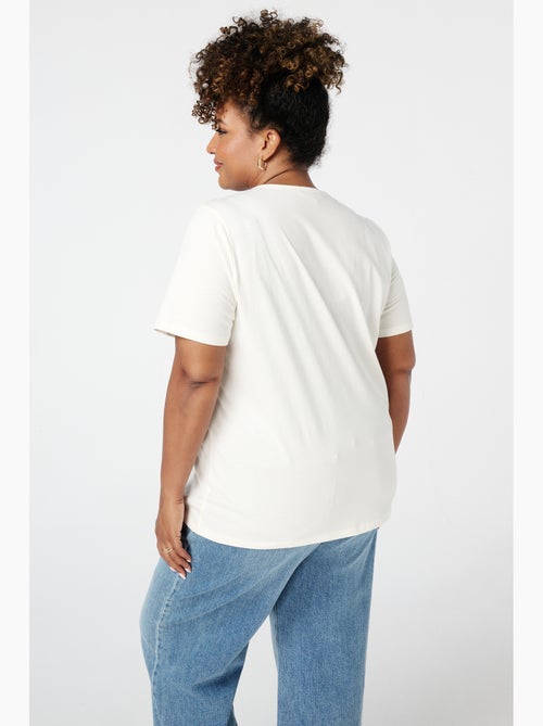MS MODE T-shirt T-shirt avec broderie - Kiabi