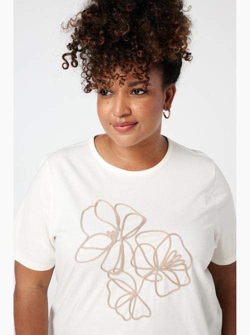 MS MODE T-shirt T-shirt avec broderie - Kiabi