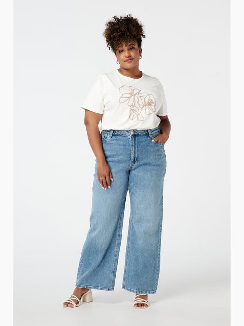 MS MODE T-shirt T-shirt avec broderie - Kiabi