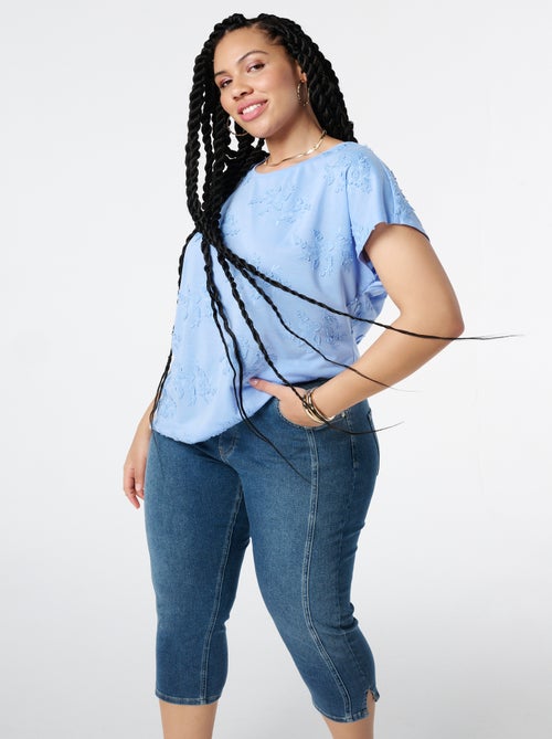 MS MODE T-shirt T-shirt avec broderie - Kiabi