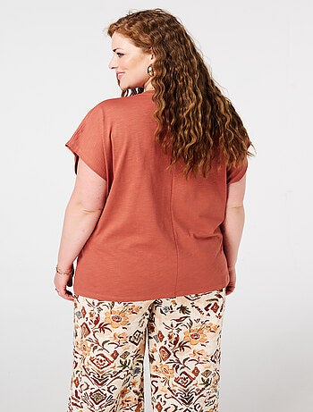 MS MODE T-shirt T-shirt avec broderie