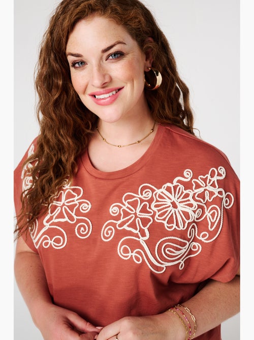 MS MODE T-shirt T-shirt avec broderie - Kiabi