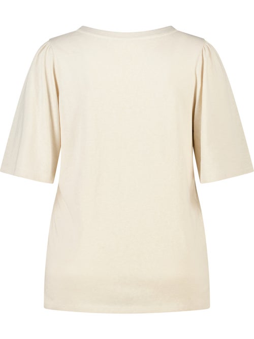 Ms Mode T-Shirt t shirt avec col en v - Kiabi Ms Mode T-Shirt t shirt avec col en v - Kiabi