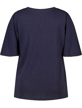 MS MODE T-shirt T shirt avec col en V