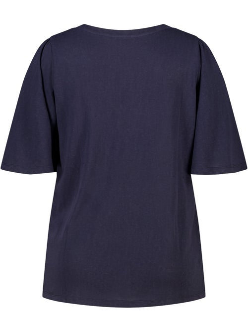 MS MODE T-shirt T shirt avec col en V - Kiabi