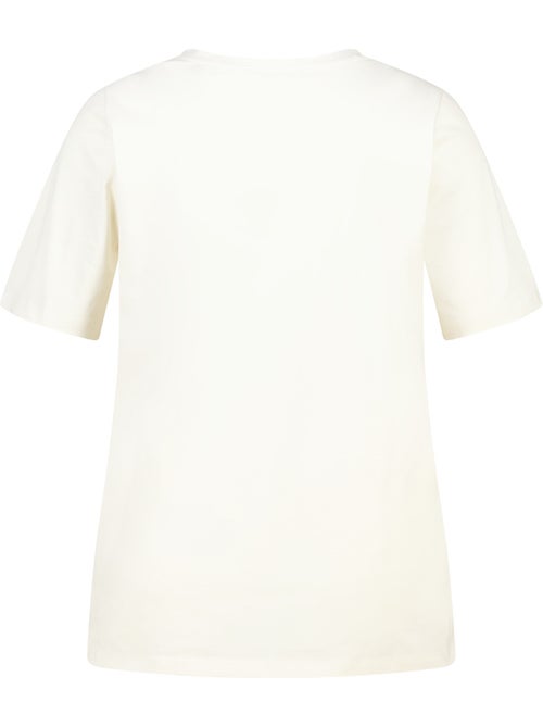 MS MODE T-shirt T shirt avec illustration en dentelle - Kiabi