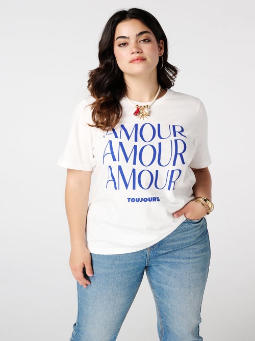 MS MODE T-shirt T-shirt avec impression - Kiabi