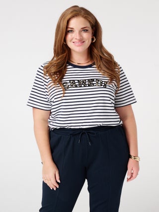 MS MODE T-shirt T-shirt avec impression