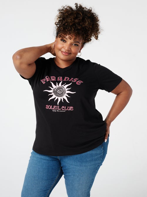 MS MODE T-shirt T-shirt avec impression - Kiabi