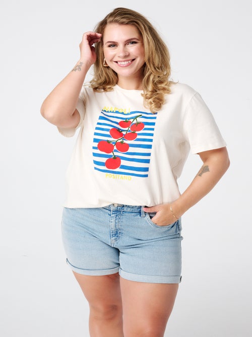 MS MODE T-shirt T-shirt avec imprimé - Kiabi
