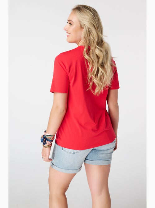 MS MODE T-shirt T shirt avec imprimé - Kiabi MS MODE T-shirt T shirt avec imprimé - Kiabi