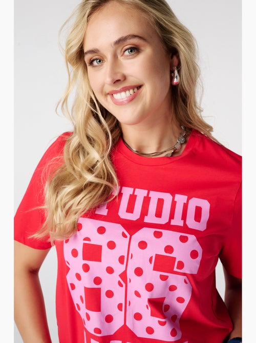 MS MODE T-shirt T shirt avec imprimé - Kiabi MS MODE T-shirt T shirt avec imprimé - Kiabi