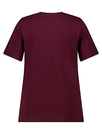 MS MODE T-shirt T-shirt avec inscription en paillettes