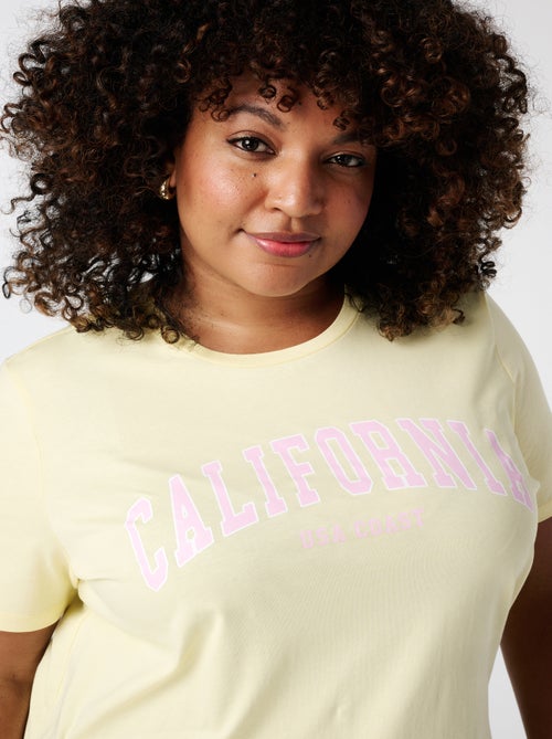 MS MODE T-shirt T-shirt avec inscription - Kiabi