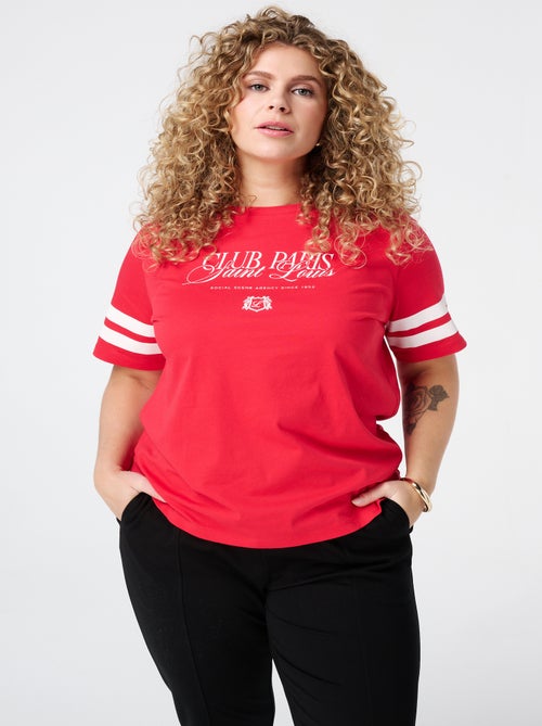MS MODE T-shirt T-shirt avec inscription - Kiabi