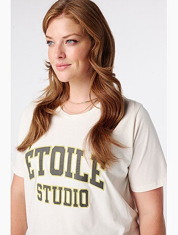 MS MODE T-shirt T shirt avec texte