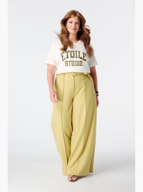 MS MODE T-shirt T shirt avec texte - Kiabi