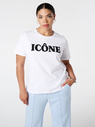 MS MODE T-shirt T-shirt avec texte