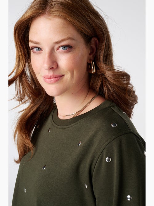 MS MODE T-shirt T shirt en tissu sweat - Kiabi
