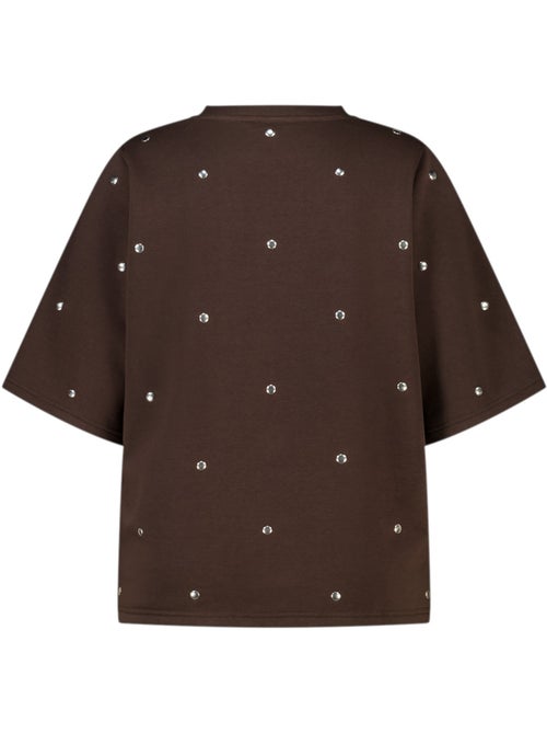 MS MODE T-shirt T shirt en tissu sweat - Kiabi