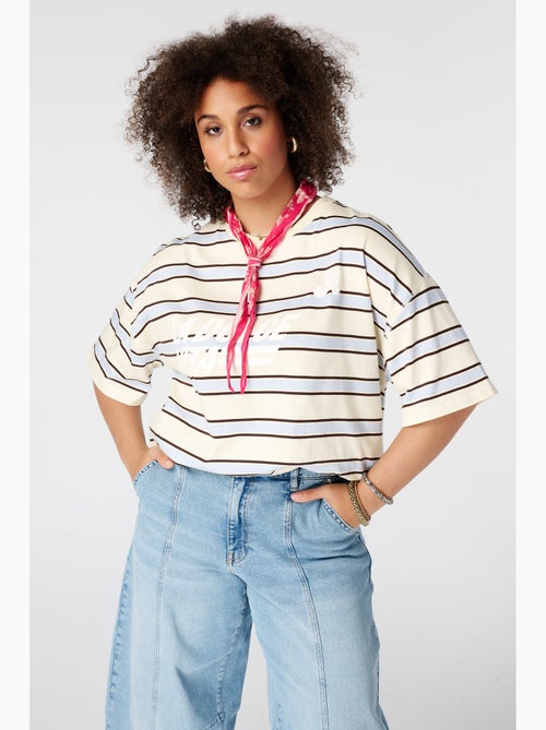 MS MODE T-shirt T shirt oversize avec illustration - Kiabi MS MODE T-shirt T shirt oversize avec illustration - Kiabi