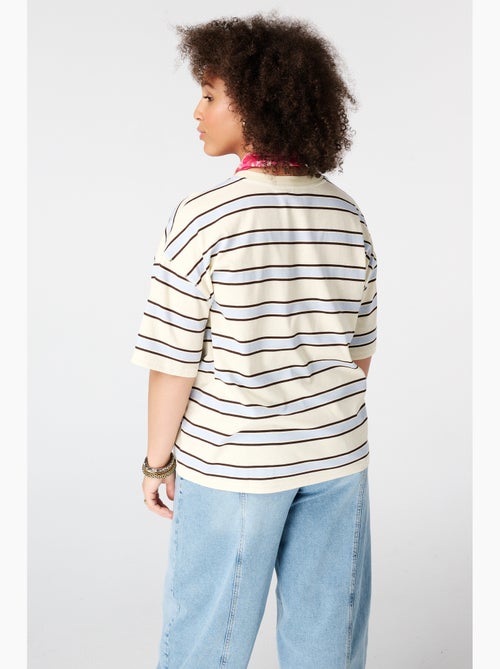MS MODE T-shirt T shirt oversize avec illustration - Kiabi MS MODE T-shirt T shirt oversize avec illustration - Kiabi