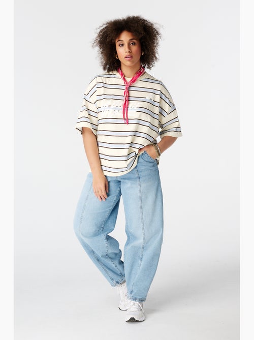 MS MODE T-shirt T shirt oversize avec illustration - Kiabi MS MODE T-shirt T shirt oversize avec illustration - Kiabi