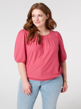 MS MODE T-shirt Top avec lurex