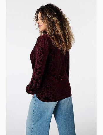 Ms mode top en velours