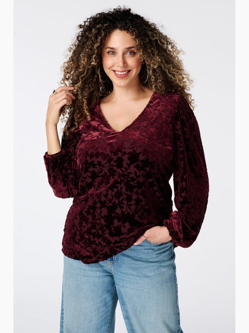 Ms mode top en velours - Kiabi Ms mode top en velours - Kiabi